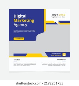Set of social media post template and marketing webinar other seminars, online courses and classes, suitable modern banner and real estate square banner design template etc.