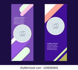 Set of social media sale website and mobile banner templates. Vector banners, posters, flyers, email, newsletter, ads, promotional material