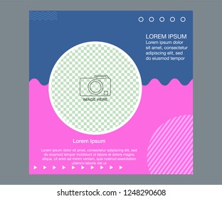 Set of social media sale website and mobile banner templates