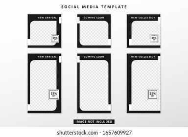 Conjunto de plantillas de medios sociales