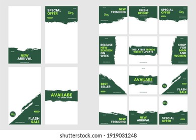 Set of Social Media Template Posts