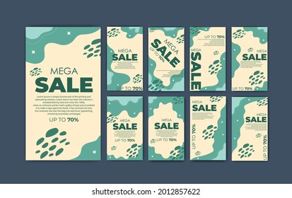 set social media template super sale, good for your design