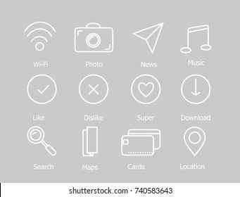 Set from Social Network Icons
