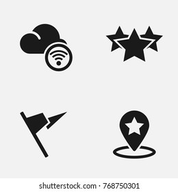 Set of social network vector   icons.