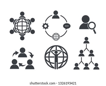 Similar Images, Stock Photos & Vectors of social network icons, people