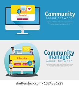 set social profile connection to communication message