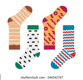 Set of socks with the original design