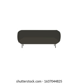 Set of sofa. Collection of sofa in flat cartoon style. Vector illustration