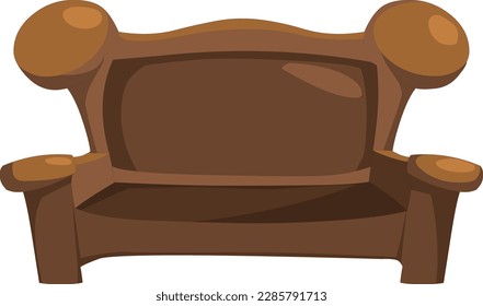 Set of sofa. Collection of sofa in flat cartoon style. Vector illustration