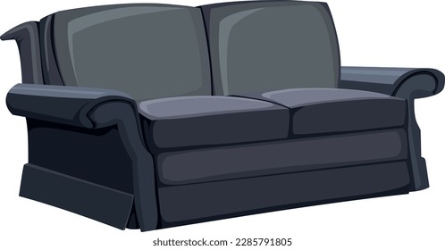 Set of sofa. Collection of sofa in flat cartoon style. Vector illustration