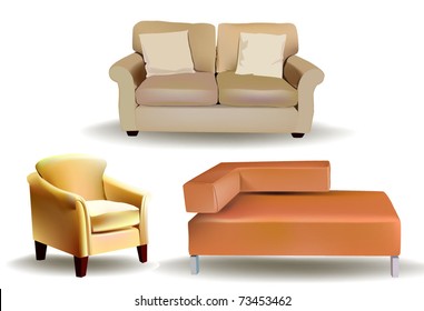 set of sofas