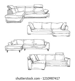 Sofa Sketch Images Stock Photos Vectors Shutterstock