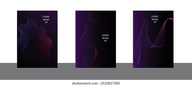 Set of soft cloud background in colorful gradation. Modern blurred background. set of abstract background with beautiful gradation color, colorful background for poster flyer, cover, banner, etc.