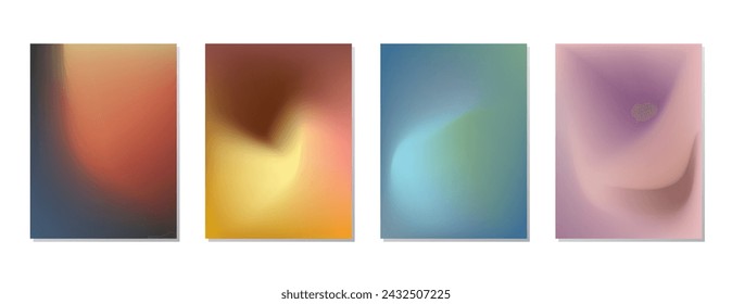 SET SOFT GRADIENT LIQUID COLOR. POSTER BACKGORUND DESIGN VECTOR TEMPLATE GOOD FOR POSTER, WALLPAPER, COVER, FRAME, FLYER, SOCIAL MEDIA, GREETING CARD