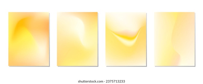 SET SOFT PASTEL COLOR GRADIENT MESH FLUID BLURRED  BACKGORUND DESIGN WITH COPY SPACE AREA VECTOR TEMPLATE GOOD FOR POSTER, WALLPAPER, COVER, FRAME, FLYER, SOCIAL MEDIA 