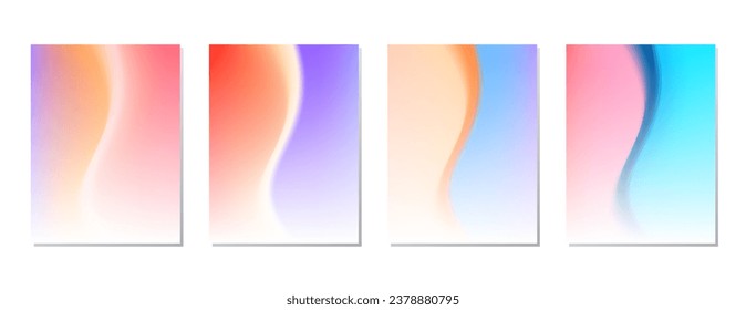 ESTABLEZCA EL COLOR AZOTADO DE MESES GRADIENTES DE PASTEL SUAVE. DISEÑO DE CARTEL DE FONDO CON PLANTILLA VECTOR DE ÁREA DE COPIA BUENA PARA AFICHE, PAPEL DE PARED, PORTADA, MARCO, VOLADOR, MEDIOS SOCIALES 