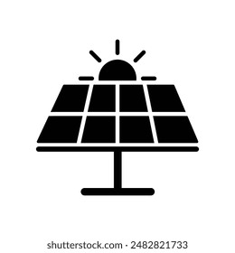 Set of Solar panel renewable energy icons collection. Green electric power energy symbol. Vector Illustration.