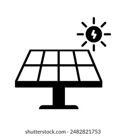 Set of Solar panel renewable energy icons collection. Green electric power energy symbol. Vector Illustration.