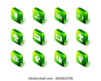 Set Solution to the problem, Users group, Psychologist online, Depression, Psychology, Psi, Rorschach test, Graves funeral sorrow and Man graves icon. Vector