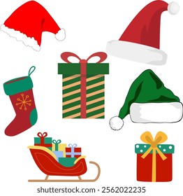 set of some christmas day illustrations