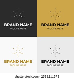 Set of Some Creative Modern Awesome Logo Design Templates.