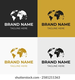 Set of Some Creative Modern Business Logo Design Templates.