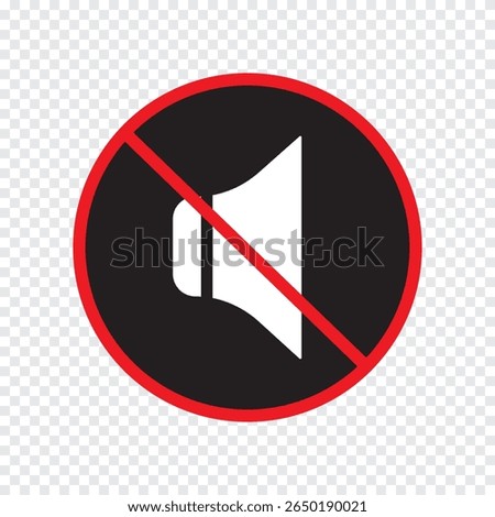 Set of a Sound On and Off Icon Vector. Speaker icon vector. Mute speaker, sound off icon vector set, increases and reduces the sound. Volume symbol, speaker sign, isolated On a white background.