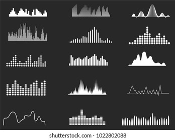 set sound wave icon 