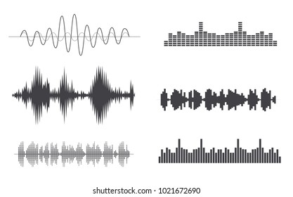 set sound waves icon