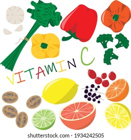 a set of sources of vitamin C