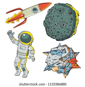 A set of space characters