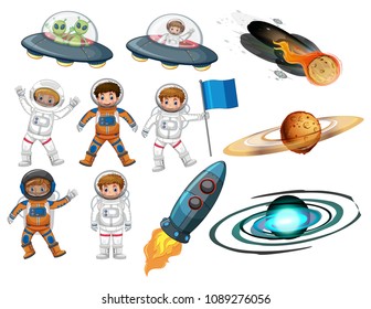 A Set of Space Element illustration