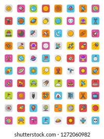 Set of Space Icons