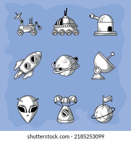 set of space include planet