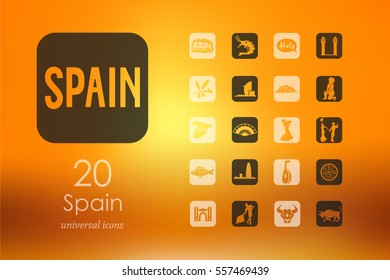 Set of Spain icons