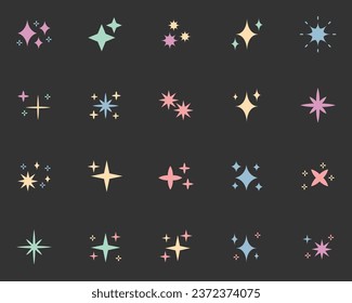 Funkensymbol, Glitter, Glanz, Effekt