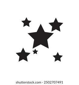 Conjunto de Ilustración vectorial de estrella brillante
