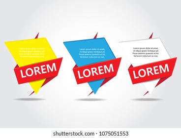 Set of Special offer sale banner for your design ,discount clearance event festival ,vector illustration eps.10