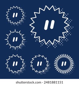 set of speech Bubble design collection