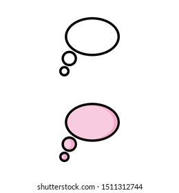 a set of speech bubble icons