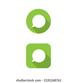 a set of speech bubble icons