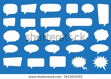Similar – Image, Stock Photo Dialog in speech bubbles ABC <=> XYZ