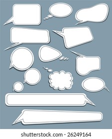 set of speech and thought vector elements