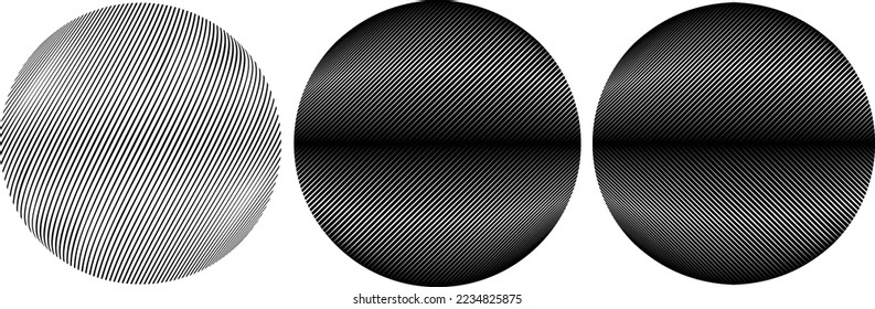 Kugeln . Linien konstruierte durchsichtige Kugel .Vector .Technology Sphäre Logo. Design-Element für Poster, Social Media, Vorlagen, Flyer, Broschüren. Abstrakte trendige transparente Kreise