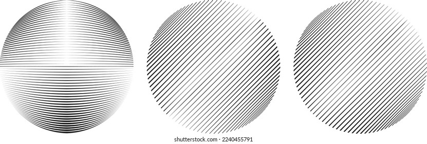 Kugeln . Linien konstruierte durchsichtige Kugel .Vector .Technology Sphäre Logo. Design-Element für Poster, Social Media, Vorlagen, Flyer, Broschüren. Abstrakte trendige transparente Kreise