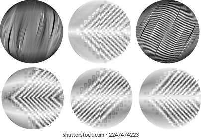 Set of spheres . Lines constructed transparent sphere .Vector  .Technology sphere Logo . Design element for posters, social media, templates, flyers, brochures . Abstract trendy transparent circles