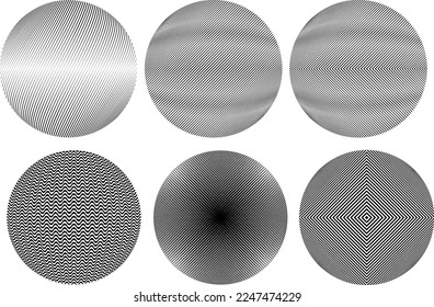 Set of spheres . Lines constructed transparent sphere .Vector  .Technology sphere Logo . Design element for posters, social media, templates, flyers, brochures . Abstract trendy transparent circles