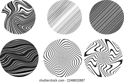 Set of spheres . Lines constructed transparent sphere .Vector  .Technology sphere Logo . Design element for posters, social media, templates, flyers, brochures . Abstract trendy transparent circles