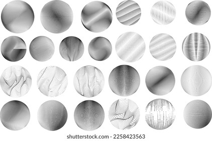Set of spheres . Lines constructed transparent sphere .Vector  .Technology sphere Logo . Design element for posters, social media, templates, flyers, brochures . Abstract trendy transparent circles