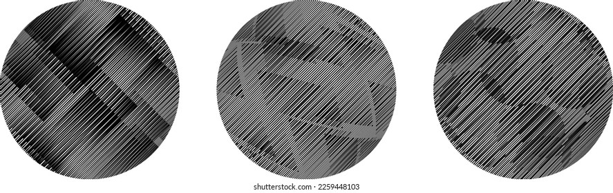 Set of spheres . Lines constructed transparent sphere .Vector  .Technology sphere Logo . Design element for posters, social media, templates, flyers, brochures . Abstract trendy transparent circles